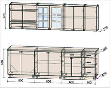 Кухня Мила Деко 2,6Б, фото 2