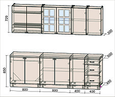 Кухня Мила Деко 2,4А, фото 2