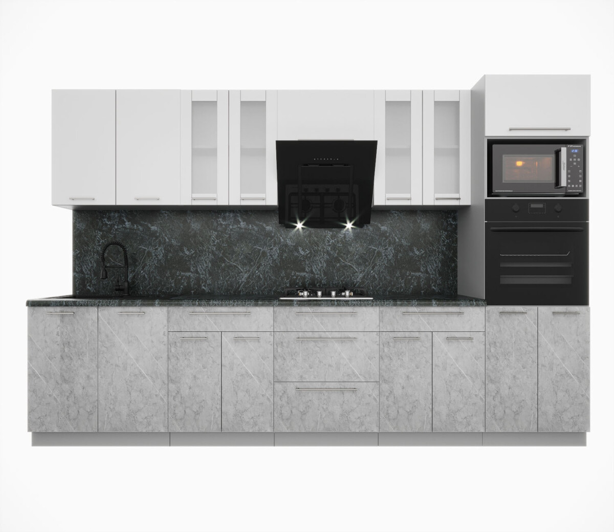 Кухня Мила Пластик 3,2