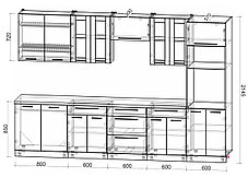 Кухня Мила Пластик 3,2, фото 2