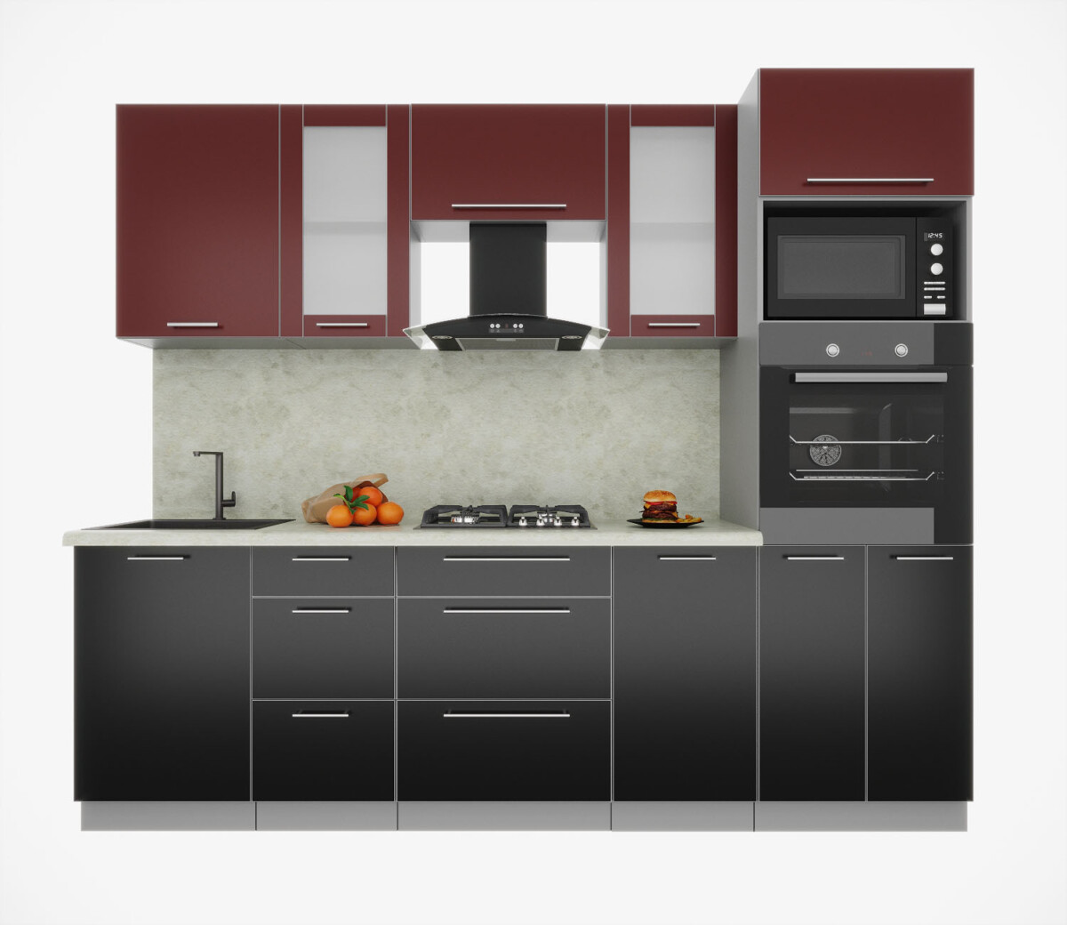 Кухня Мила Пластик 2,5