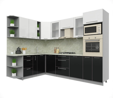 Угловая кухня Мила Пластик 1,88х2,8 м, фото 2