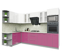 Угловая кухня Мила Пластик 1,68х3,0 м, фото 2