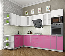 Угловая кухня Мила Пластик 1,68х3,0 м, фото 3