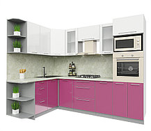 Угловая кухня Мила Пластик 1,68х2,6 м, фото 2