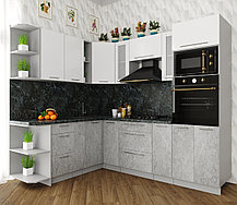 Угловая кухня Мила Пластик 1,88х2,4 м, фото 3