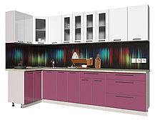 Угловая кухня Мила Пластик 1,2х3,0 м, фото 2