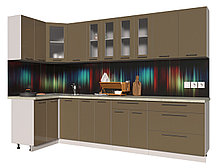 Угловая кухня Мила Пластик 1,2х3,0 м, фото 3