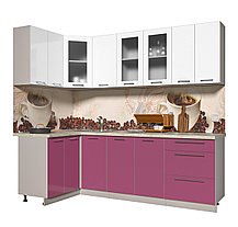 Угловая кухня Мила Пластик 1,2х2,4 м, фото 2