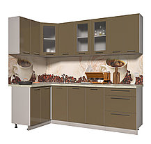 Угловая кухня Мила Пластик 1,2х2,4 м, фото 3