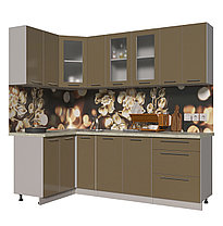 Угловая кухня Мила Пластик 1,2х2,3 м, фото 2