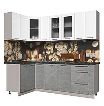 Угловая кухня Мила Пластик 1,2х2,3 м, фото 3