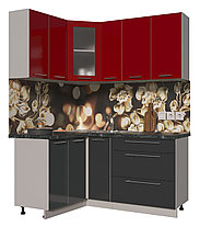 Угловая кухня Мила Пластик 1,2х1,7 м, фото 3