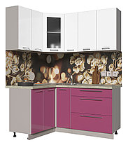 Угловая кухня Мила Пластик 1,2х1,7 м, фото 2