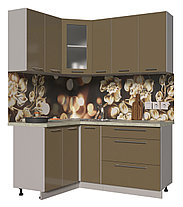 Угловая кухня Мила Пластик 1,2х1,7 м, фото 3