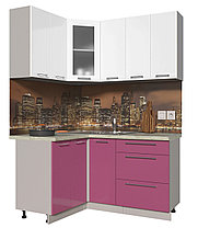 Угловая кухня Мила Пластик 1,2х1,5 м, фото 2