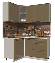 Угловая кухня Мила Пластик 1,2х1,5 м, фото 3