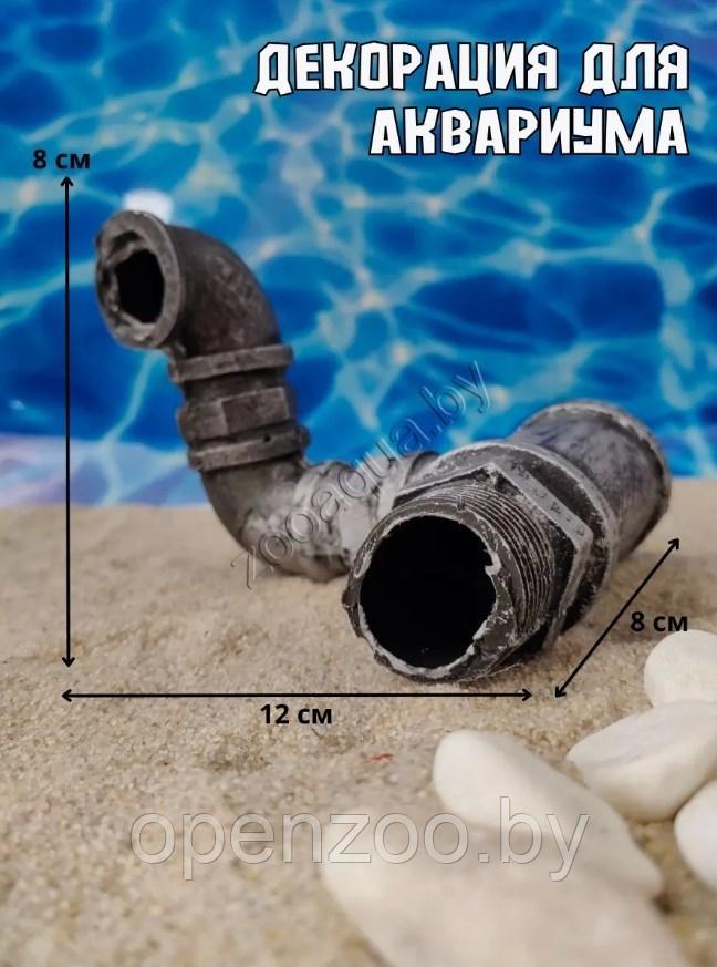 Декорация для аквариума акриловая ZooAqua Труба 8х12 см, фото 1