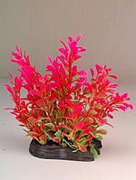 Искусственное растение для аквариума ZooAqua Ф403, 7х15х12 см, пластик, керамика, разноцветное