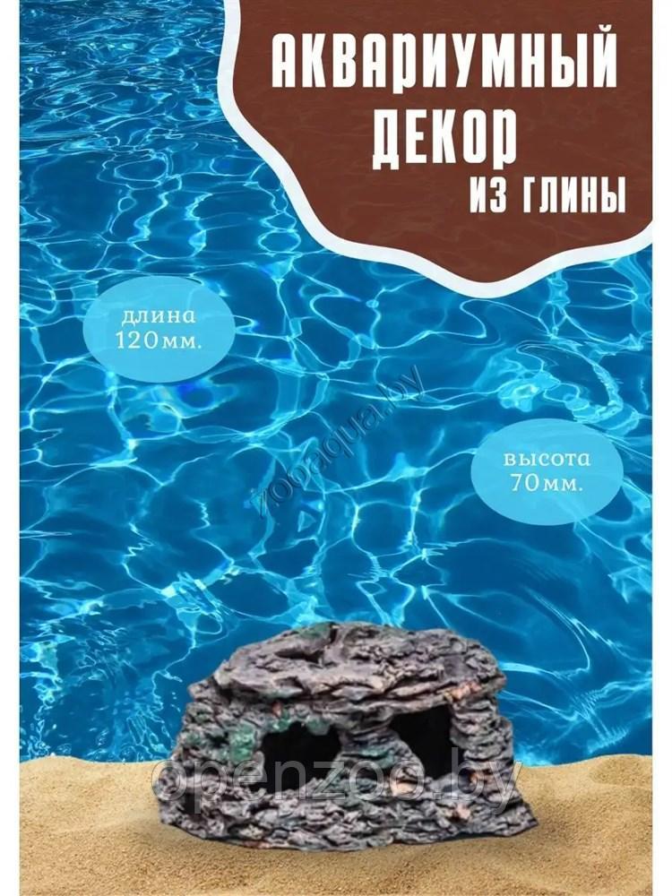 Керамический декор для аквариума Грот ZooAqua №201 18x12x11 см, глина