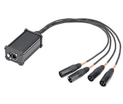 Soundking CXA031 DMX кабель, 4хXLR(3p)male - RJ-45