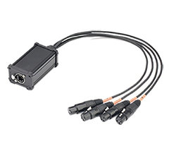 Soundking CXA032 DMX кабель, 4хXLR(3p)female - RJ-45