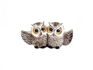 СТАТУЭТКА полистоун "Совушки" 13*3,5*6,5 см (арт. 27886365)