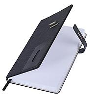 Ежедневник недатированный А5 138х213 мм BRAUBERG "Cowboy", под кожу, застежка 160 л.