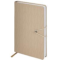 Ежедневник недатированный А5 138х213 мм, BRAUBERG "Braided", под кожу, гвоздик 160 л.