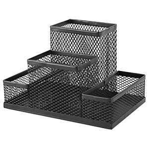 Органайзер настольный метал. черная, DV-12757BK, Китай