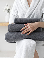 Полотенце махровое Guten Morgen Черный жемчуг 70х140см