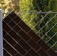 Лента декоративная для забора 50 м.п. (2.5 кв.м.) 48 мм коричневая