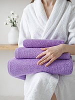 Полотенце махровое Guten Morgen Сиреневая пастель 70х140см