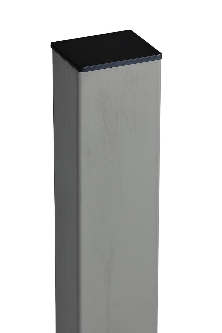 Столб из профильной трубы 60*40*1,5 мм 2,5 м покрытие грунт