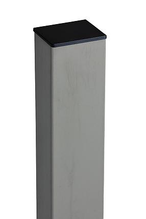 Столб из профильной трубы 60*40*1,5 мм 2,5 м покрытие грунт, фото 2