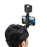 Крепление на голову Ulanzi CM027 Go-Quick II для экшн-камеры и смартфона, фото 9