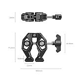 Зажим SmallRig 5319 Crab-Shaped Clamp, фото 4