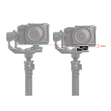 Зажим быстросъёмной площадки SmallRig 4195 Arca-Swiss Mount Plate для DJI RS 3 Mini, фото 7
