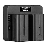 Зарядное устройство двойное Yongnuo YN750C для NP-F, фото 3