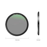 Светофильтр SmallRig Attachable CPL 67мм + M-mount, фото 3