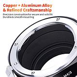 Адаптер K&F Concept M11125 для объектива Nikon AI на камеру Micro 4/3, фото 8
