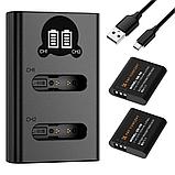 2 аккумулятора DB-110 + зарядное устройство K&F Concept, фото 5