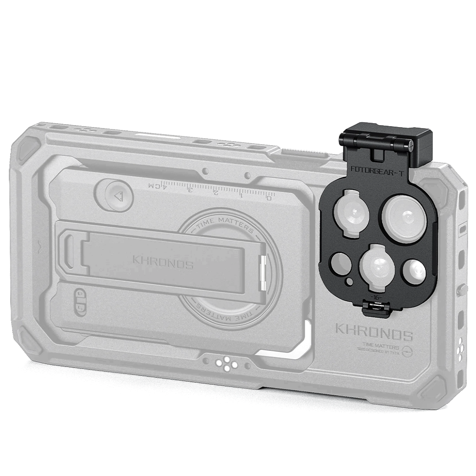 Адаптер Tilta Khronos Lens Adapter для объектива Fotorgear T-mount для iPhone 16 Pro/Pro Max Чёрный