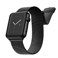 Ремешок X-Doria Hybrid Mesh для Apple Watch 38/40 мм Чёрный