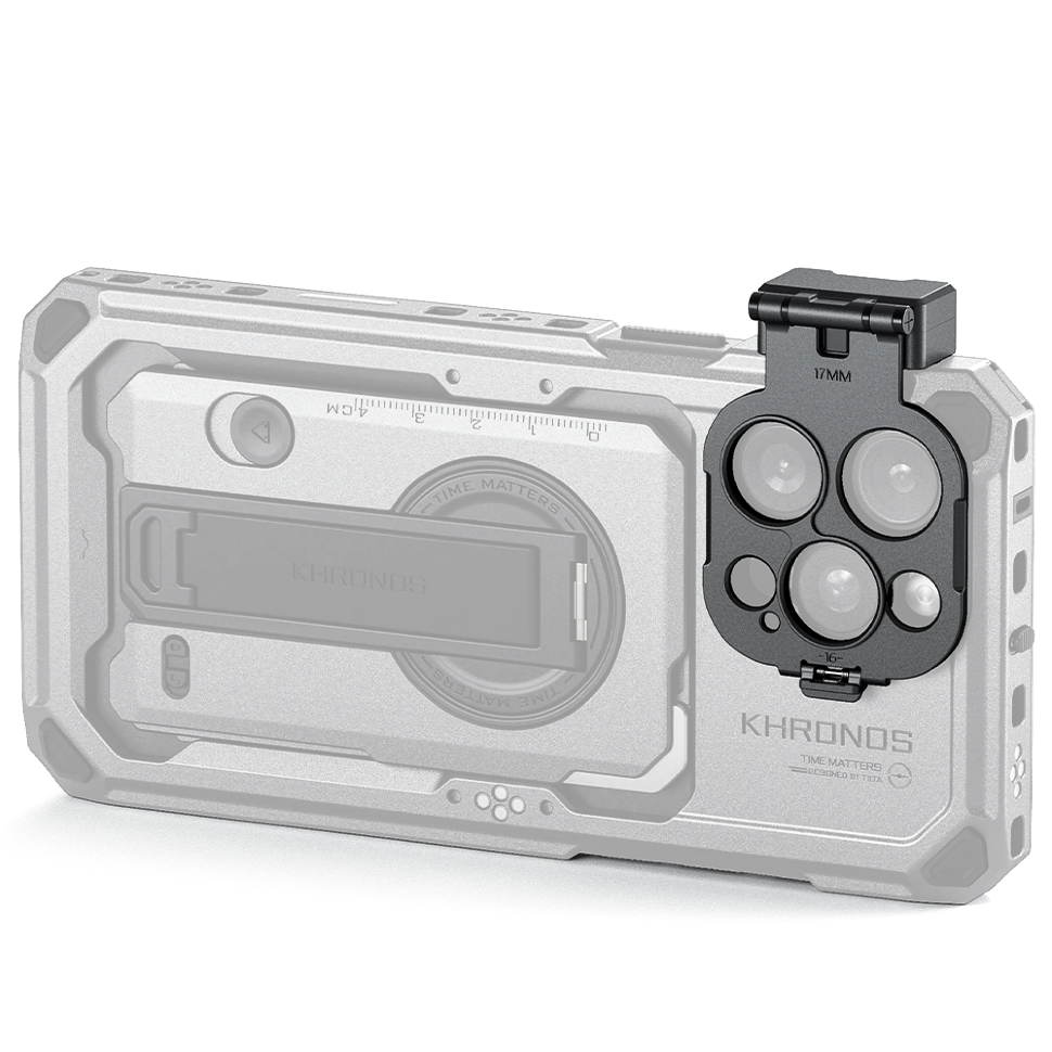 Адаптер Tilta Khronos Lens Adapter для объектива 17мм для iPhone 16 Pro/Pro Max Серый