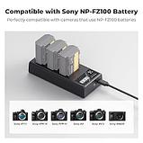 Зарядное устройство K&F Concept Triple Slot для NP-FZ100, фото 6