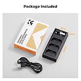 Зарядное устройство K&F Concept Triple Slot для NP-FZ100, фото 7