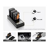 Зарядное устройство K&F Concept Triple Slot для LP-E6NH, фото 5