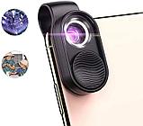 Объектив - микроскоп Apexel Mobile Microscope 100X для смартфона, фото 2