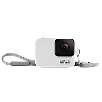 Силиконовый чехол с ремешком GoPro Sleeve + Lanyard Neon для HERO5/6/7 Белый